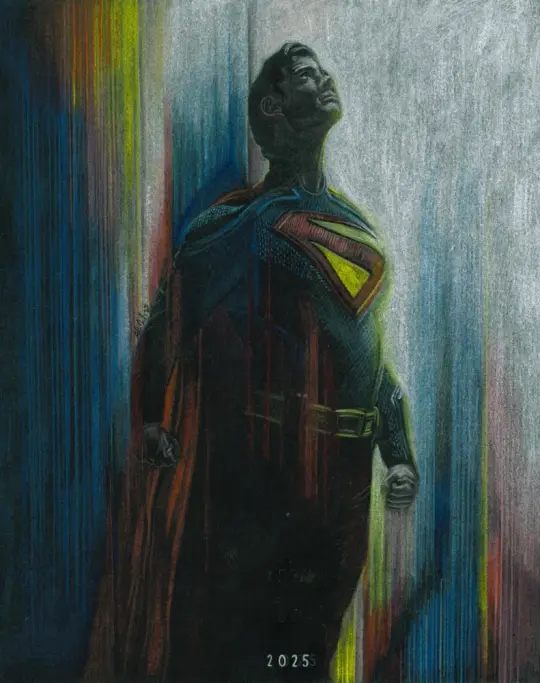 “Look up.” SUPERMAN Art Print