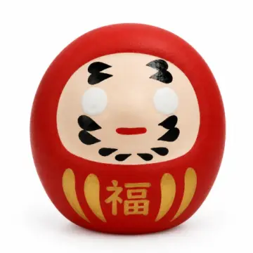 Pottery Daruma Doll 4.5cm