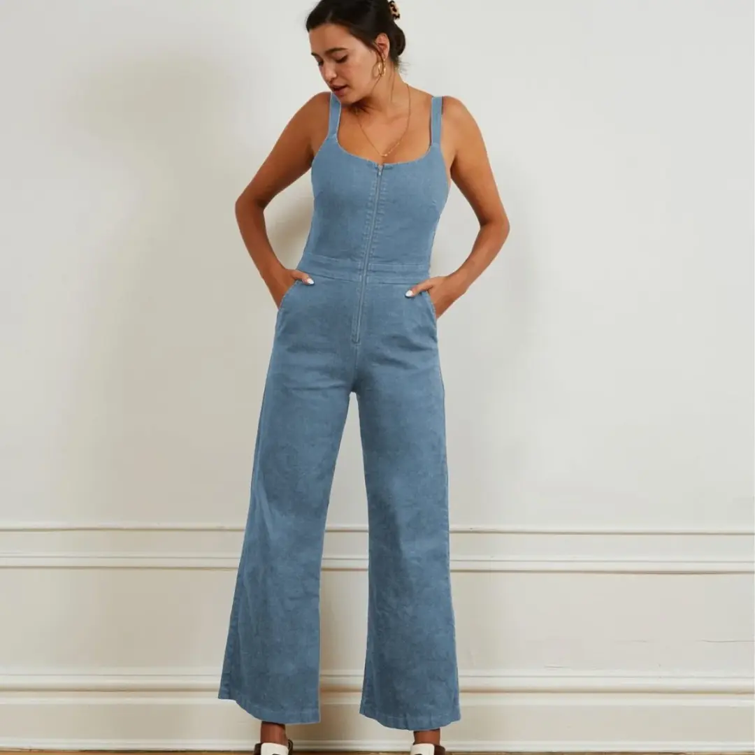 Billy Jumpsuit in Light Indigo