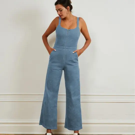 Billy Jumpsuit in Light Indigo