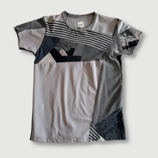 size extra small - preloved - gray short sleeve tee