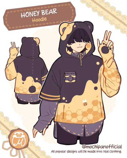 (Interest Check) Honey Bear Hoodie
