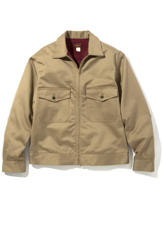 8HU HEAVY COTTON DRILL F/Z WORK JACKET