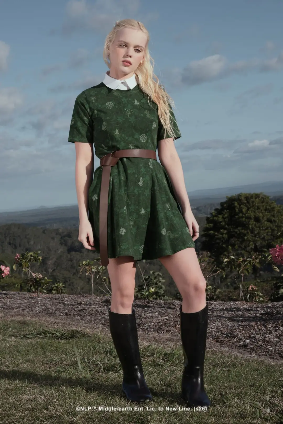 Bag End Wallpaper Cotton Evil Tee Dress