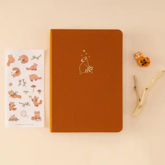 Tsuki ‘Red Panda’ Limited Edition A5 Bullet Journal ☾
