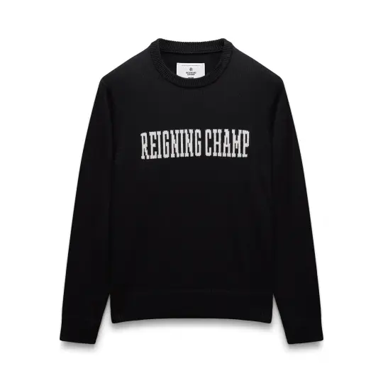 Supima Knit Collegiate Crewneck