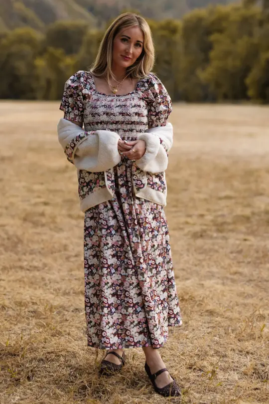 Sunday Best Dress in Midnight Garden