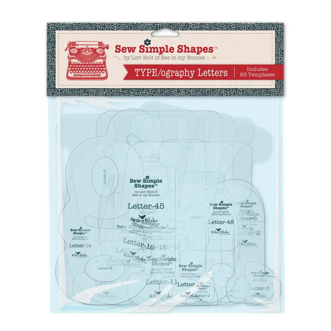 Lori Holt TYPE/ography Letters Sew Simple Shapes