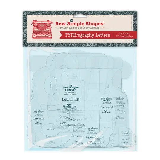 Lori Holt TYPE/ography Letters Sew Simple Shapes