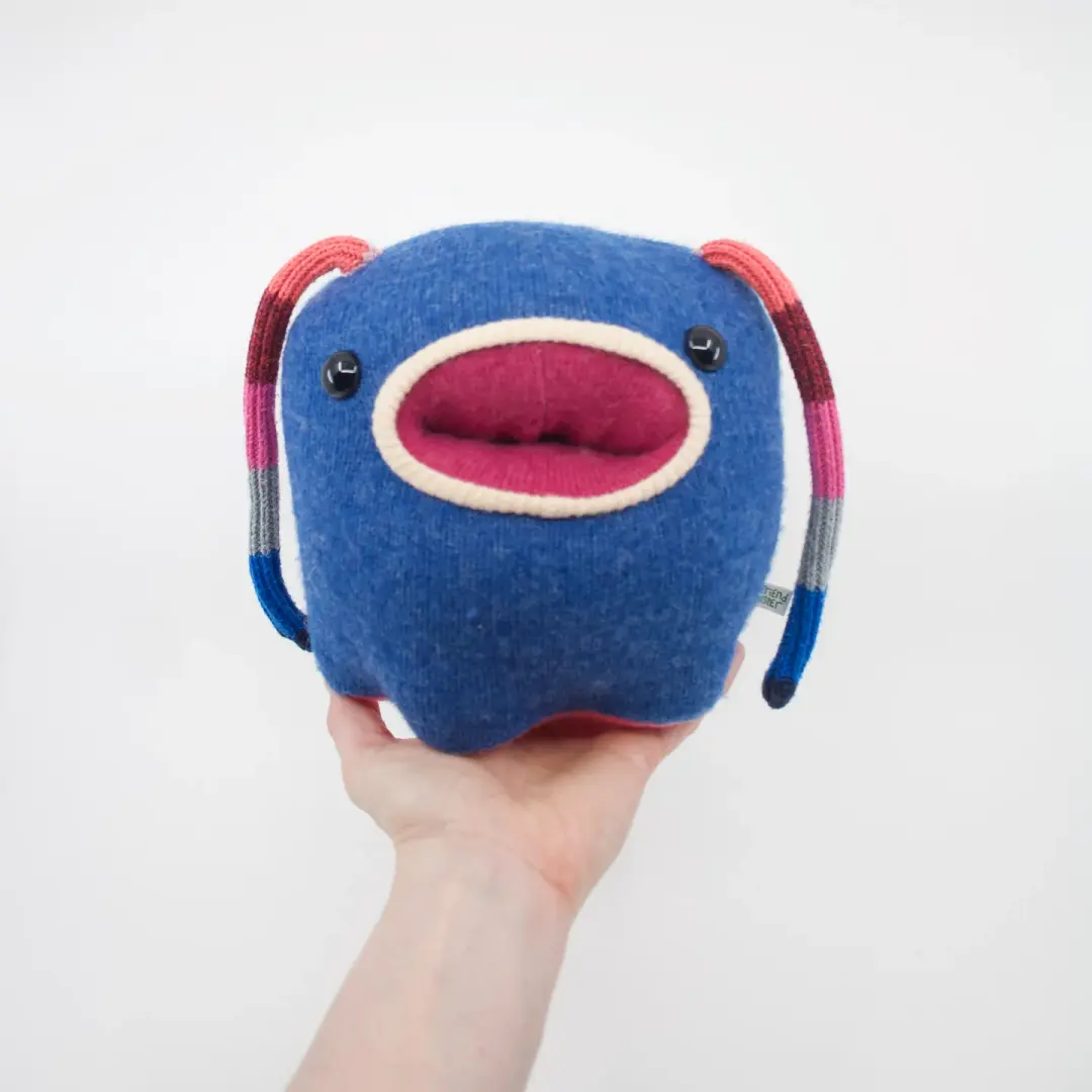 Fluffers the my friend monster™ handmade stuffed animal