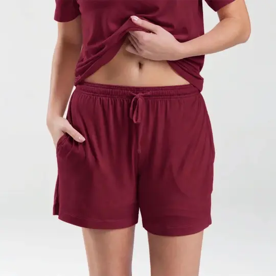 Sleep Shorts Claret