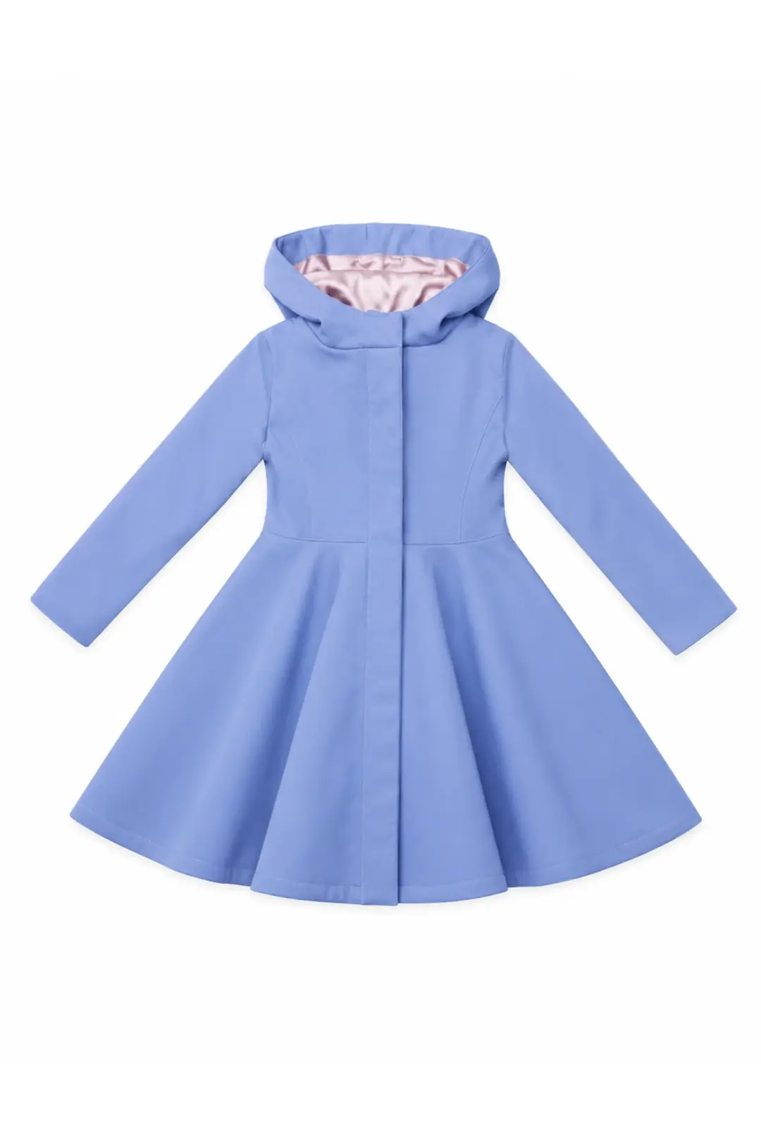 Soft Blue Coat for Girls | Blue Breeze