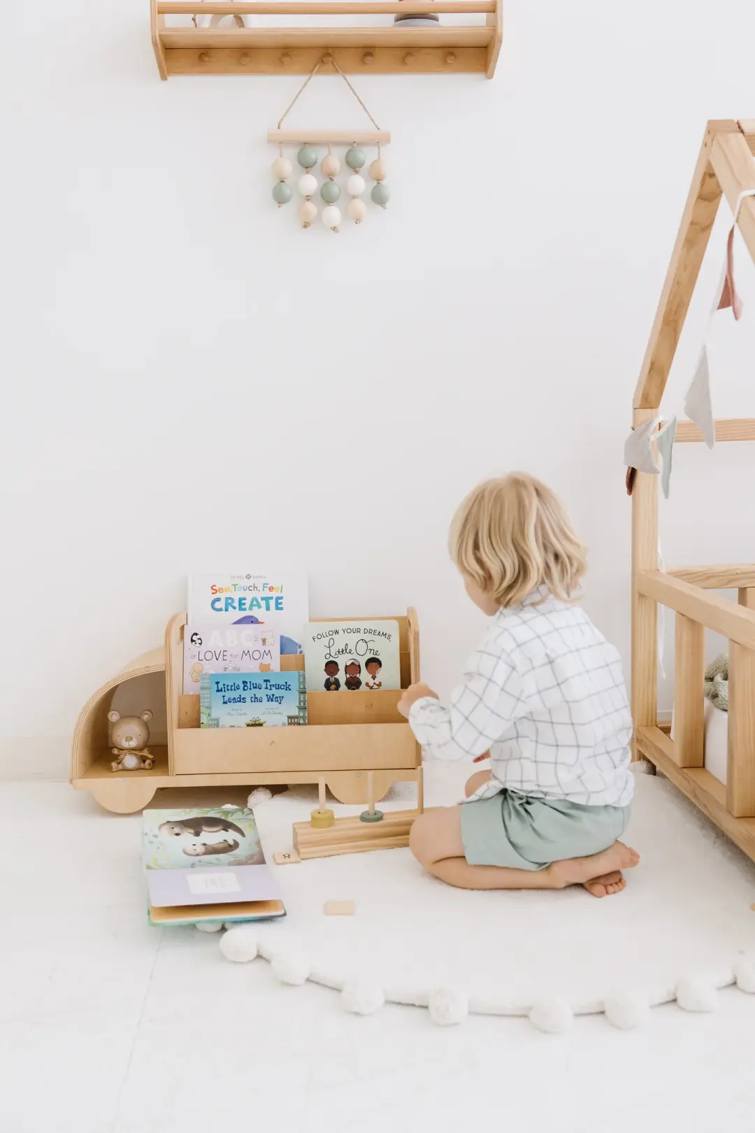 Wooden Bookcase “Car”