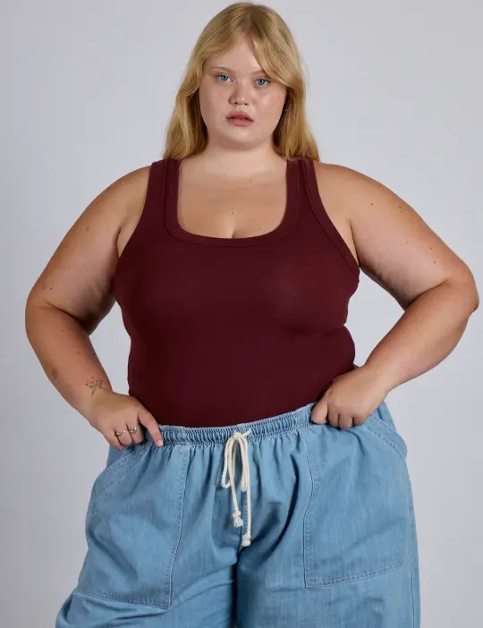 The Tank Top - Red Wine