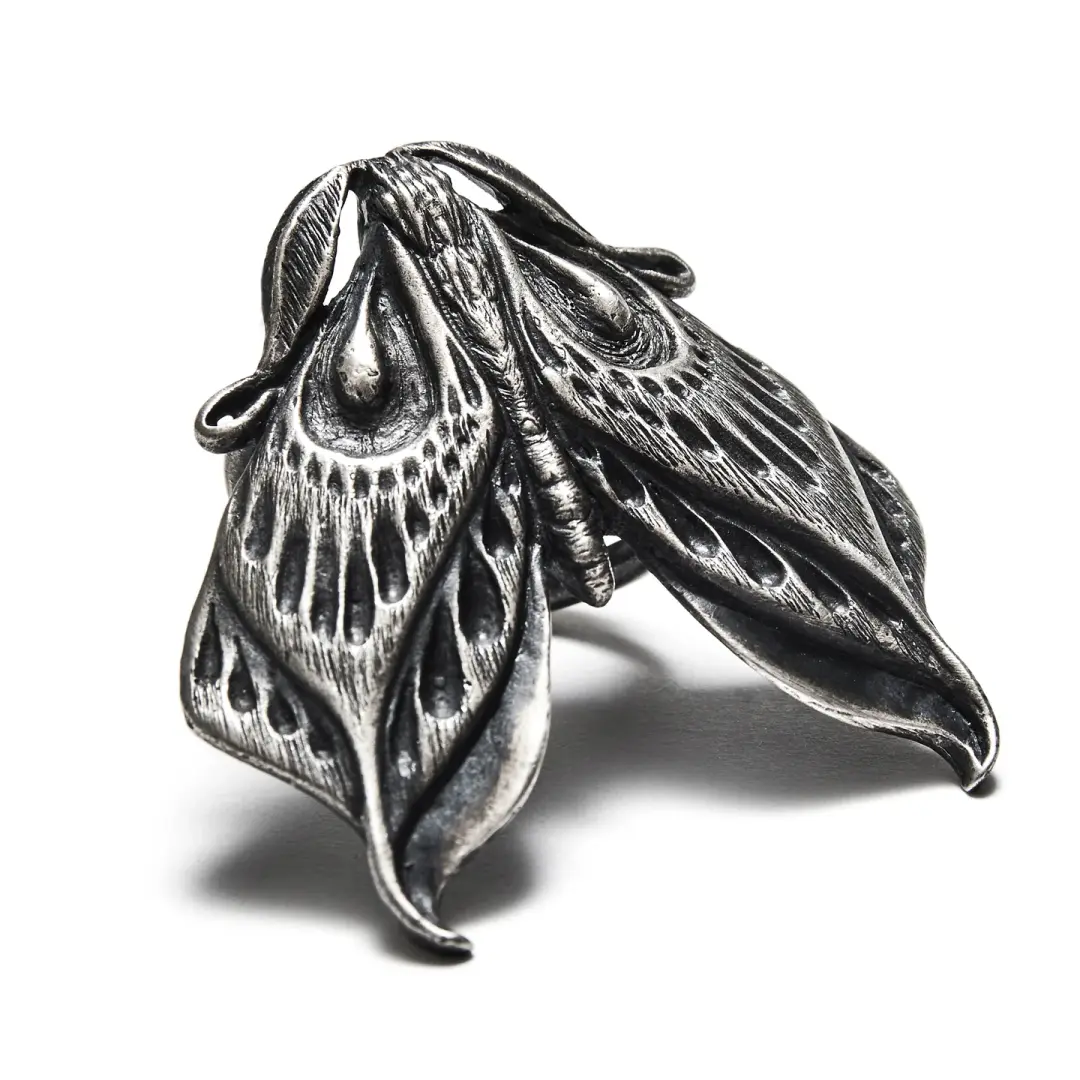 * Ready to Ship * The Grief Moth. Chapter II Ring. Size 8