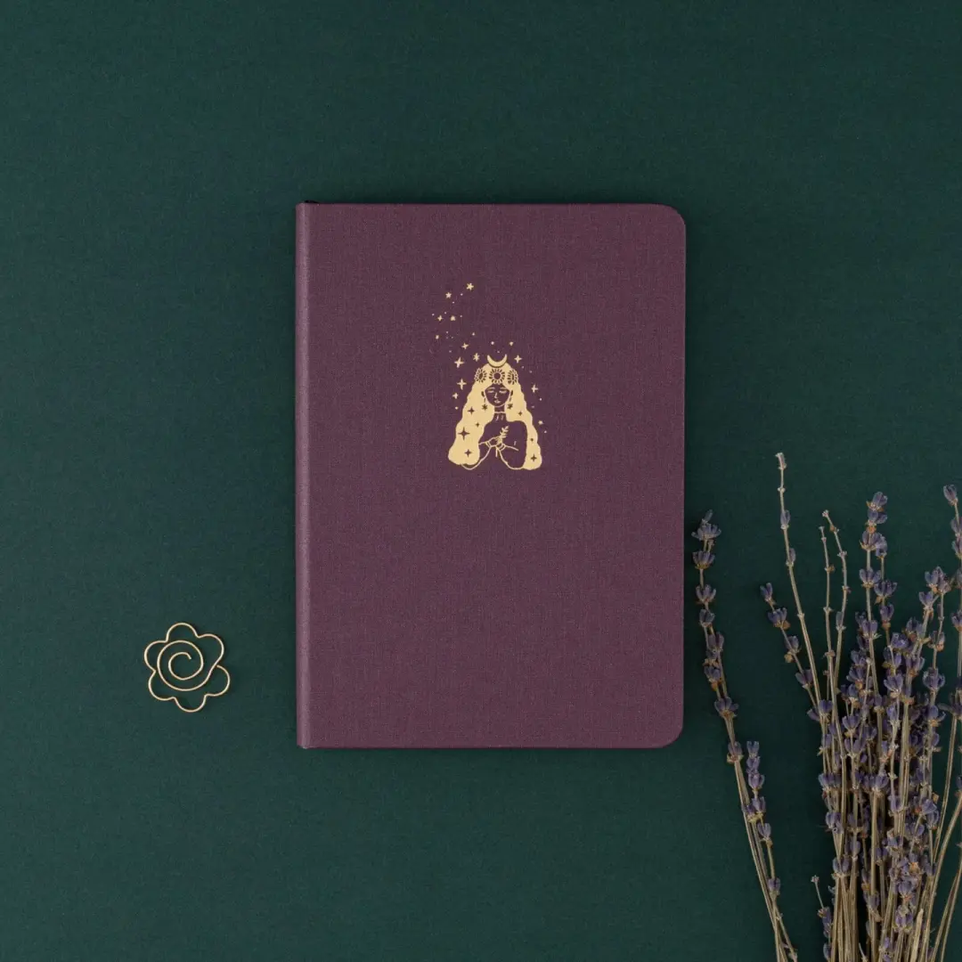 Tsuki ‘Summer Witch’ Limited Edition Glitter Linen Bullet Journal ☾