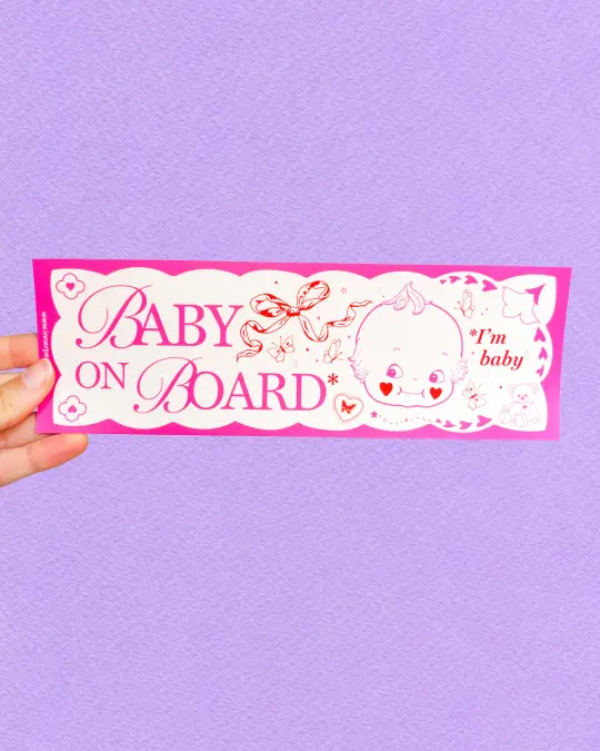 "I'm Baby" Bumper Sticker