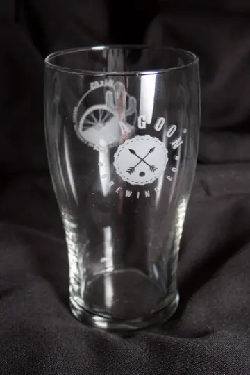 BICAS Cactus Wheel Dragoon Brewing Pint Glass