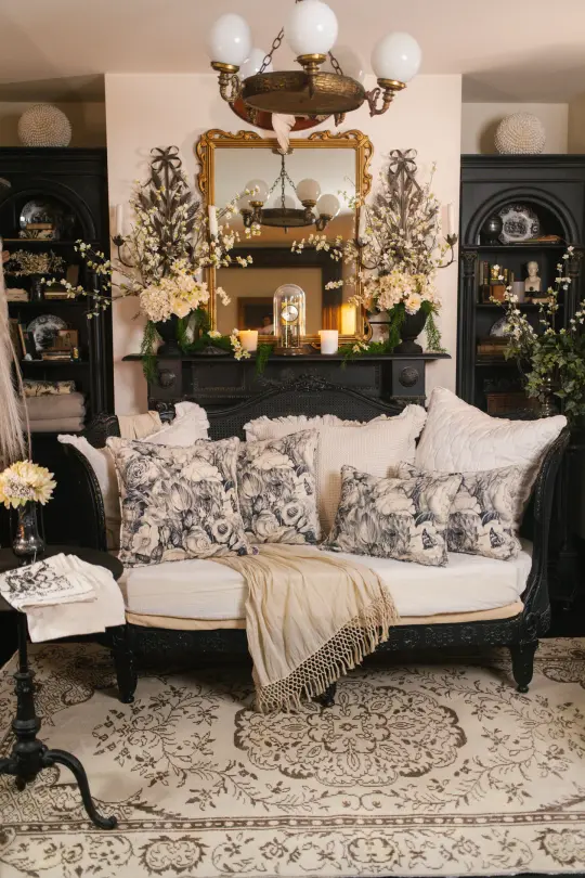 Honey & The Moon Velvet Society Cushion