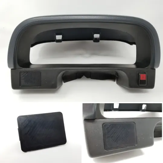 90-91 Honda Civic Defroster / Dimmer Switch Delete Plate (EF Sedan Hatch Wagon)