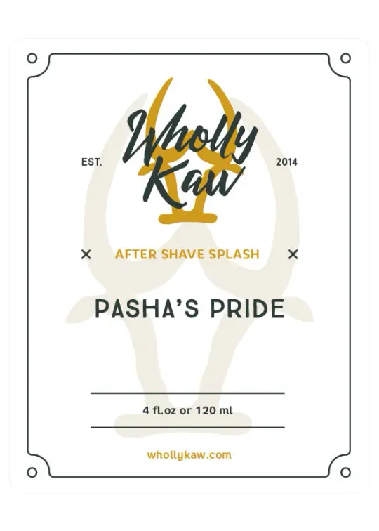 Pasha's Pride After Shave Splash, Tobacco