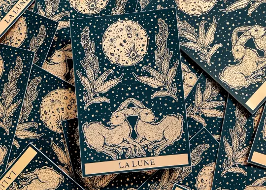 The Moon Tarot Sticker
