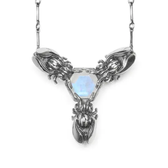 The Hidden Chamber. Moonstone Necklace *Limited*