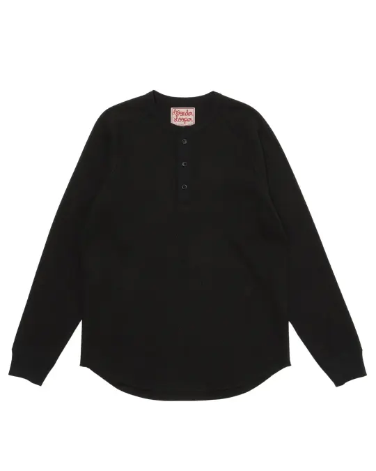 Henley - Cashmere Blend Honeycomb - Sumi