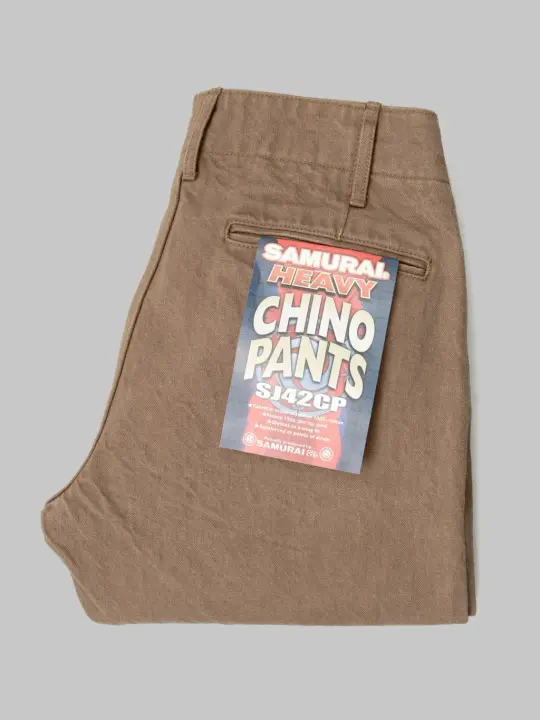 Samurai Jeans SJ42CP 15oz Heavy Chino Slim Straight
