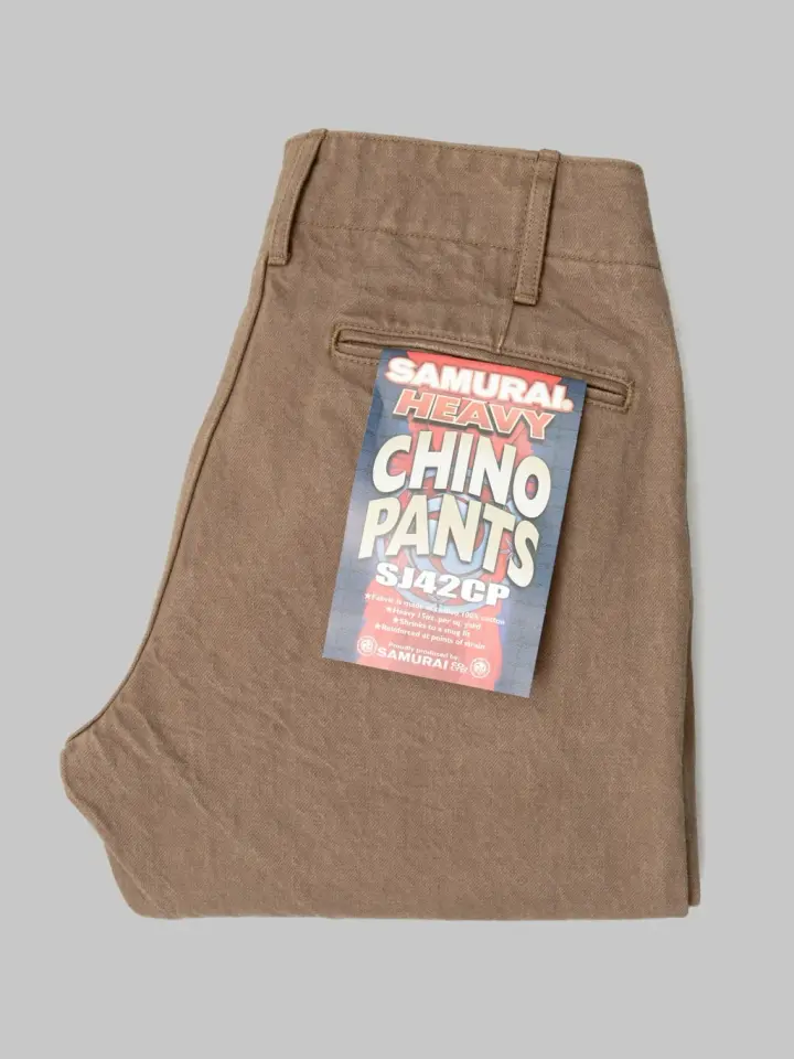 Samurai Jeans SJ42CP 15oz Heavy Chino Slim Straight