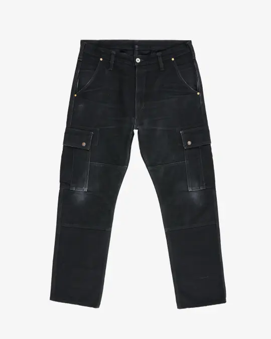 14oz Selvedge Denim - Black/Black