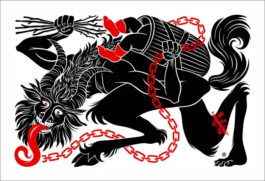 Krampus 13x19" Print