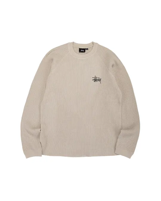 Stüssy Basic Stock Raglan Thermal Bone