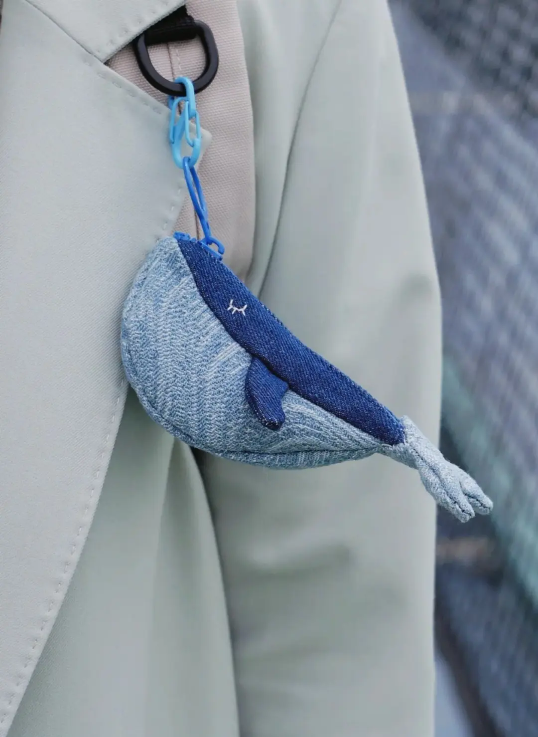 Whale Zipper Pouch & Bag Charm