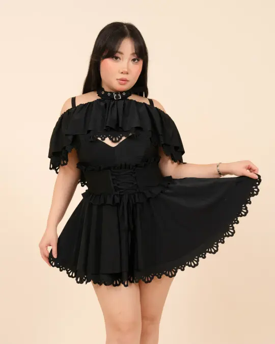 Goth Swim Skirt