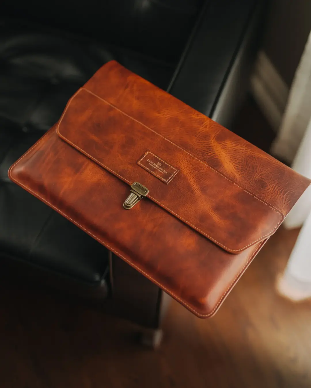The Fortress – Leather Laptop Sleeve