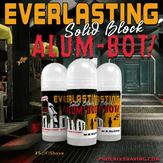 Everlasting Solid Block Alum-Bot! | Nature's Ancient Aftershave! | 3.5 ounces