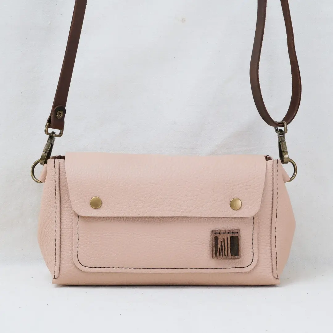 Kutson Sling wide in pebbled light apricot