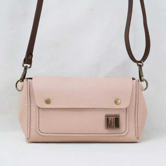 Kutson Sling wide in pebbled light apricot