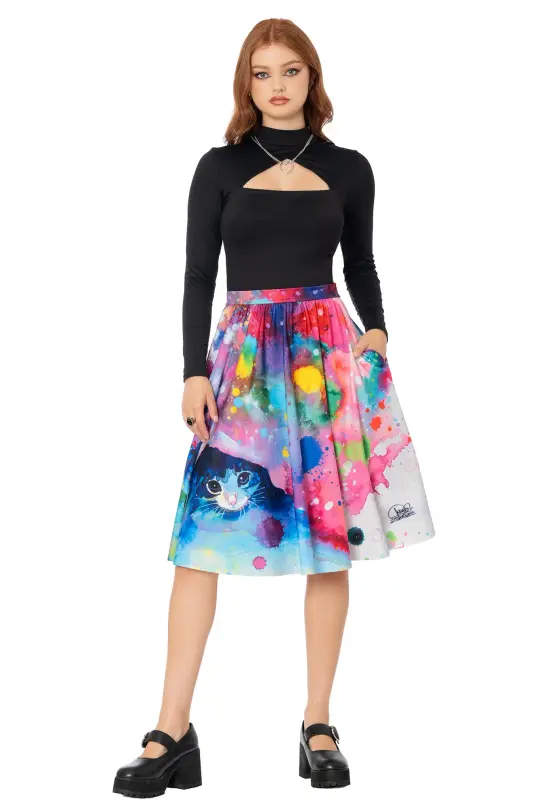 Meow Midi Skirt