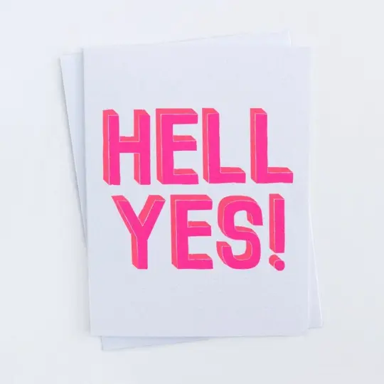 "Hell Yes" Card