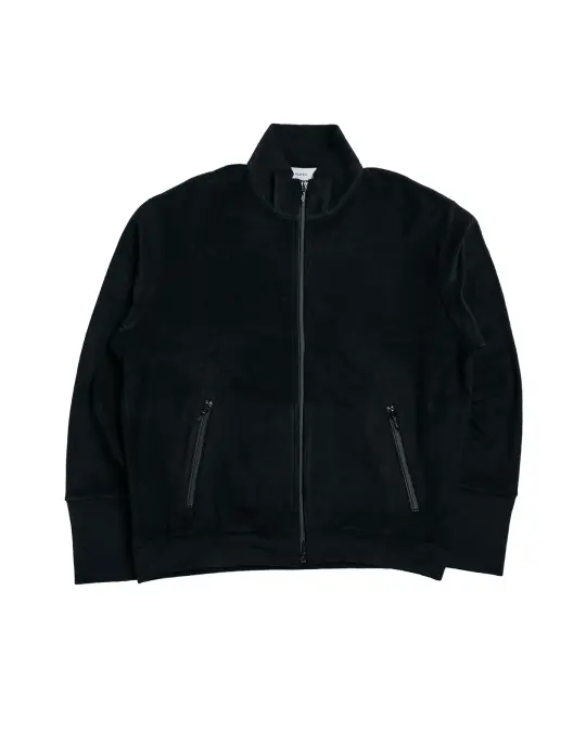 marka Track Jacket Wool/Organic Cotton Black