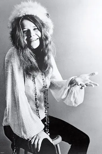 Janis Joplin Bar Stool Poster #85