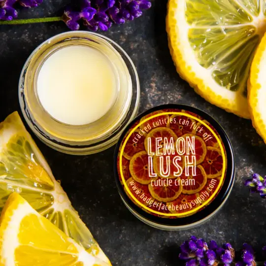 Lemon Lush Cuticle Balm.
