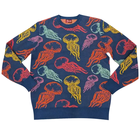 Electric Jellyfish Sweater