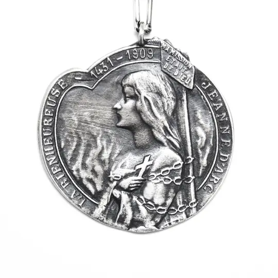 * Ready to Ship * Our Lady of Fire. Necklace. 18 chain.