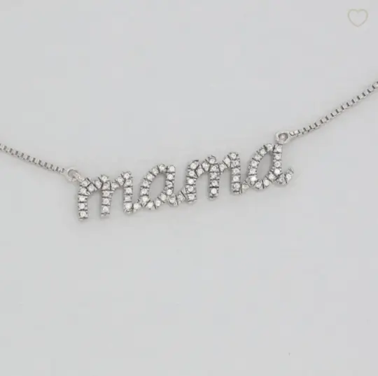 Love You Mama Pendant Necklace