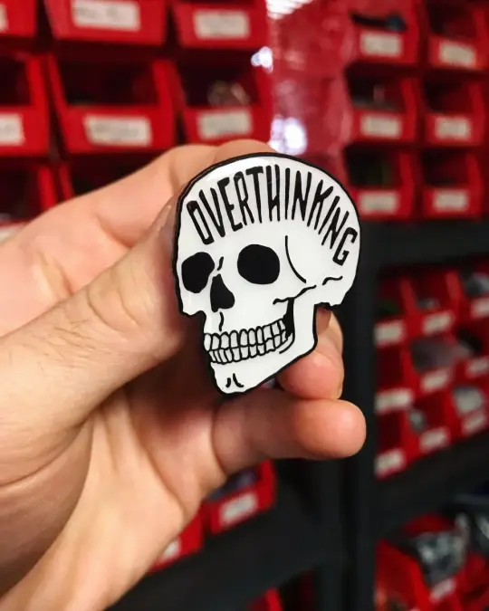 Overthinking Pin