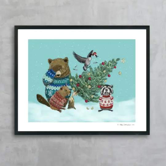 Another Dam Christmas Fine Art Print, Wholesale