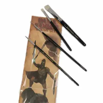 dual force brush set of four paintbrushes designed for miniature painting